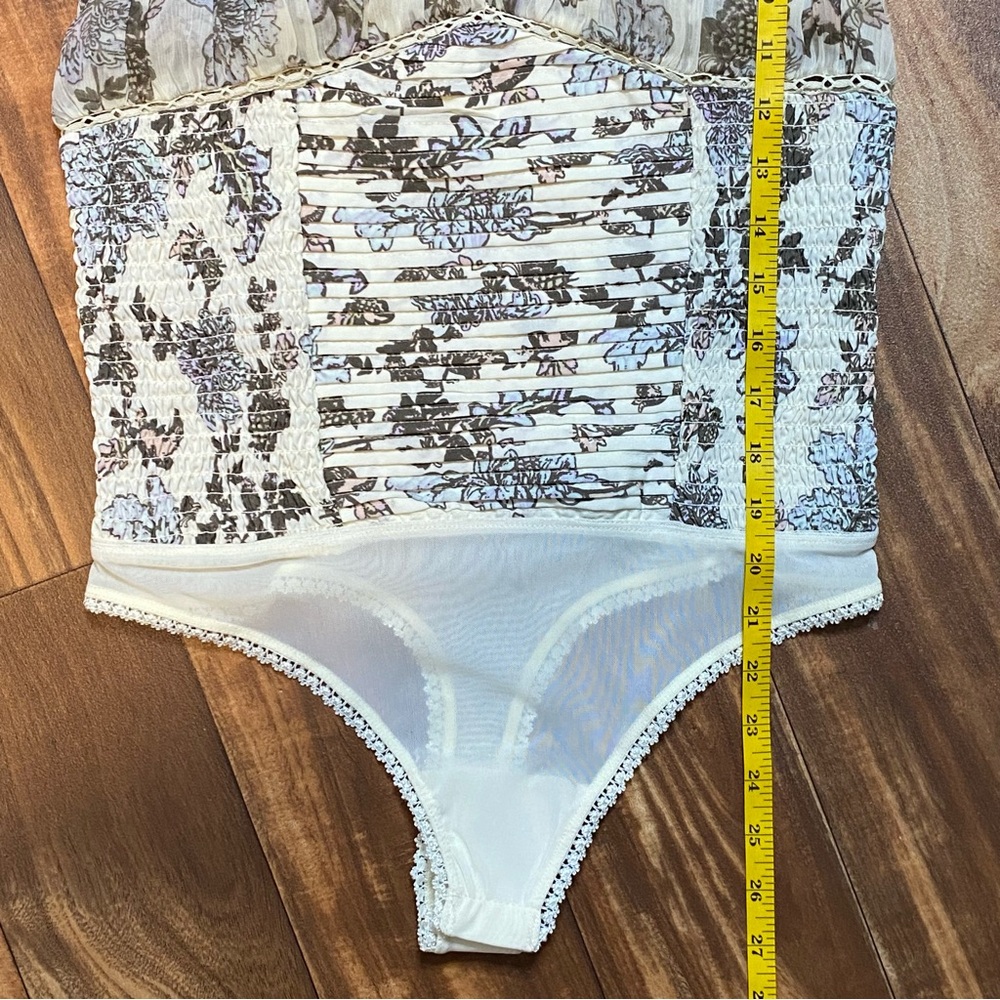 NWT! Free People Weekend Ruffle Bodysuit Lingerie - Picture 14 of 15